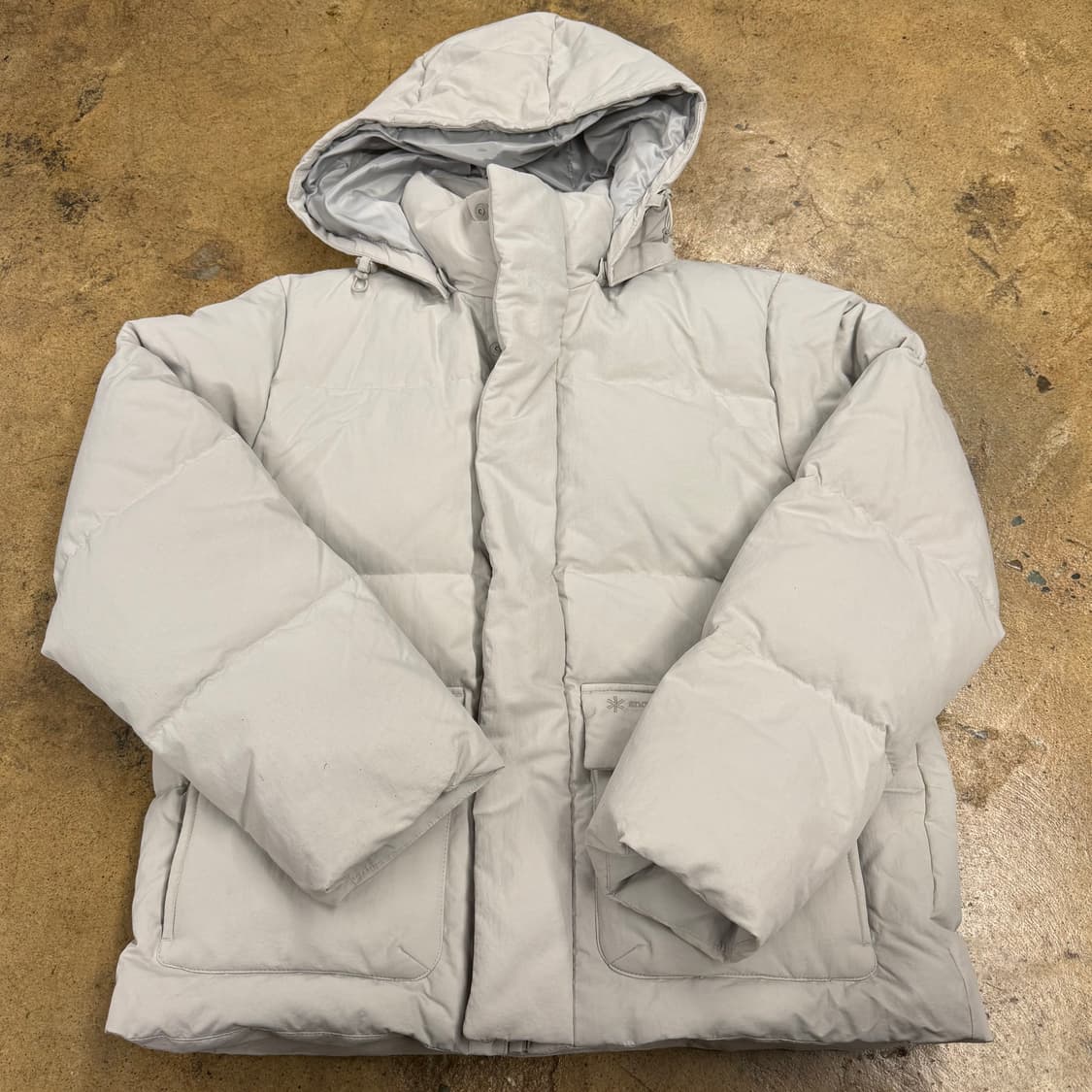 [정품/95] 스노우피크 후드 패딩 아이보리 b19 상품이미지2