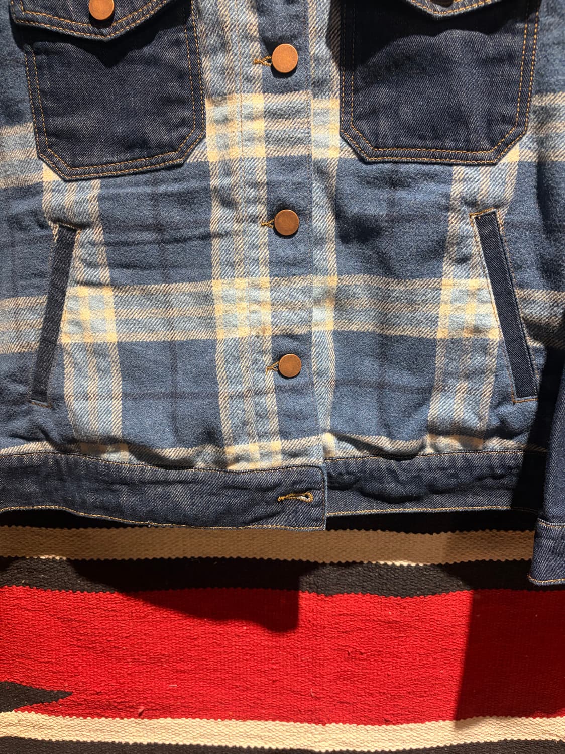 2nd denim check work jacket / 2세대 대님 자켓 상품이미지5