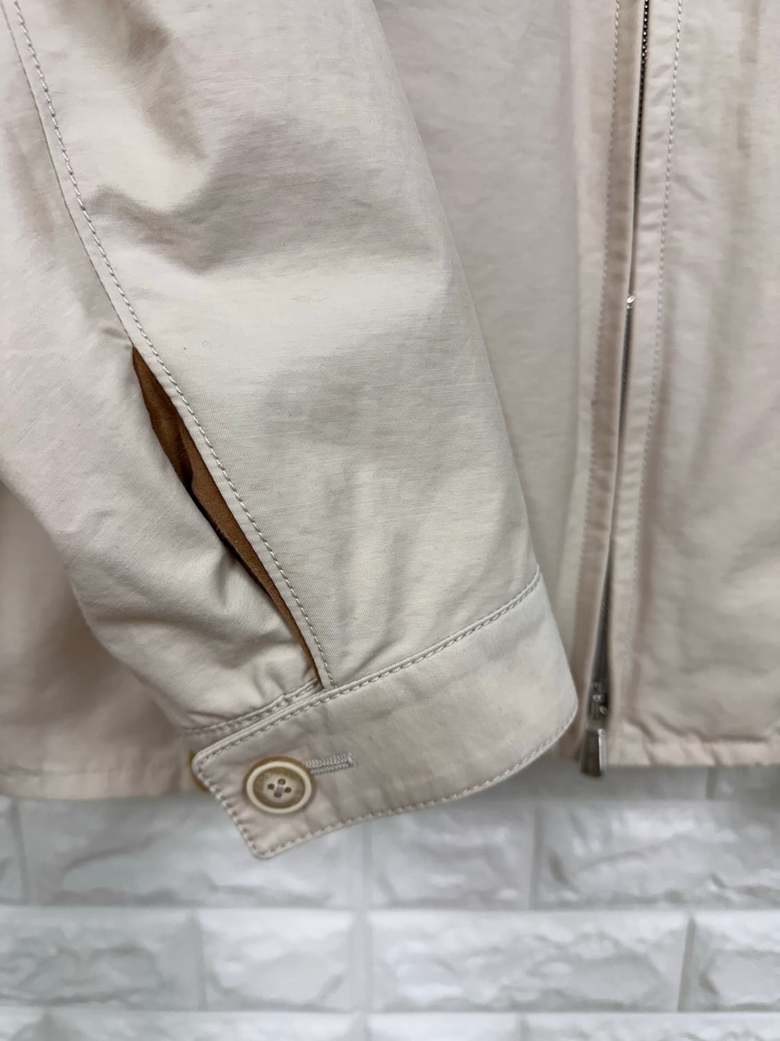 (XL)로로피아나 스웨이드 라이닝 윈드브레이커 자켓 상품이미지3