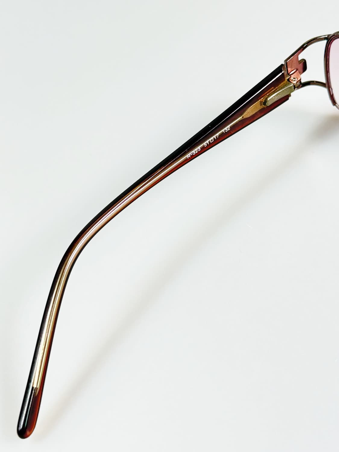 HUI 메탈 스퀘어 반무테 틴트 프레임 빈티지 안경 상품이미지7