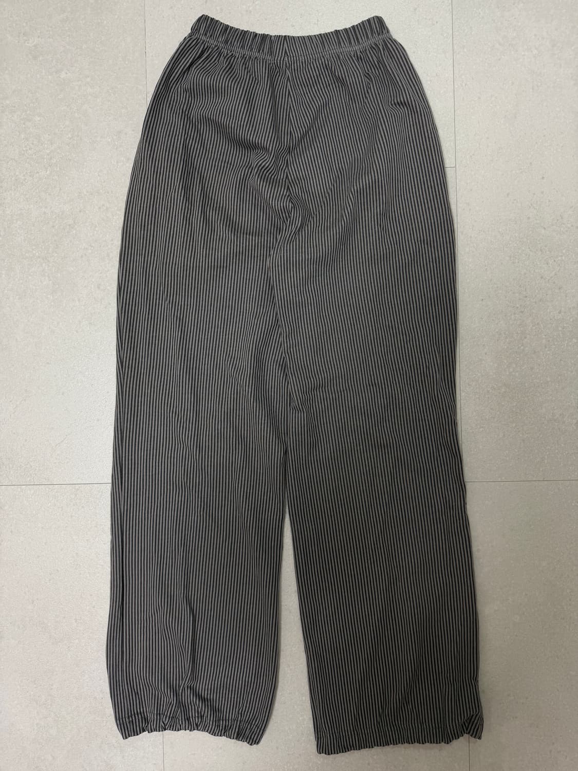 탠스댄스(파히섬) stripe easy pants_black 상품이미지4
