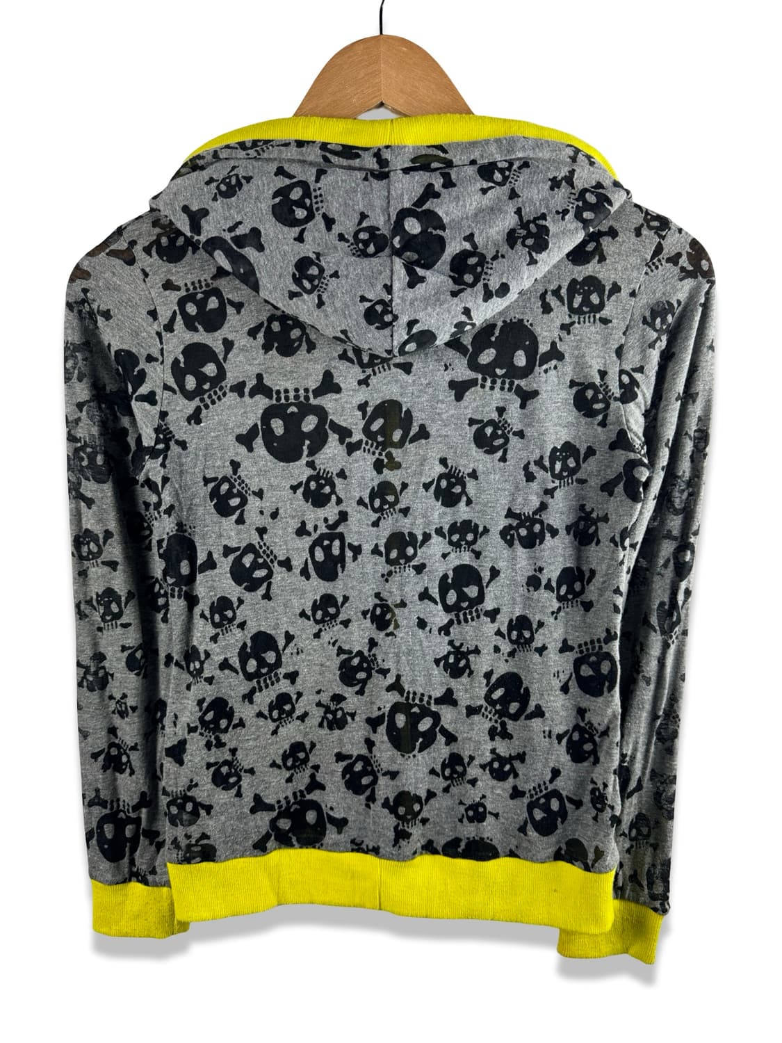 JPN 헤이세이 갸루 펑크 스컬 후드집업2376 상품이미지2