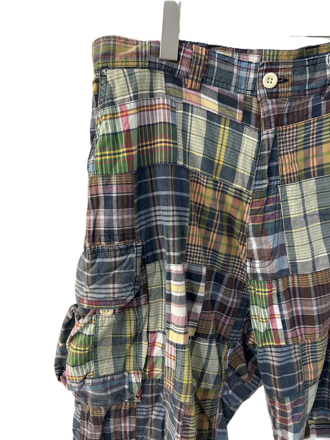 폴로 랄프로렌 패치워크 마드라스 카고 반바지 상품이미지2