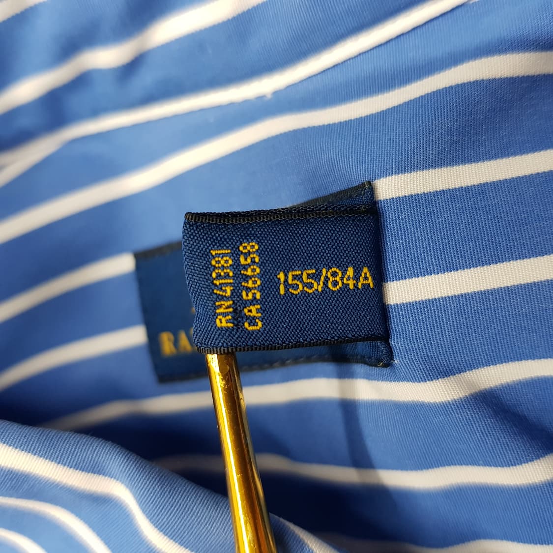 폴로 랄프 로렌 블루 스트라이프 셔츠 원피스 2사이즈 상품이미지7