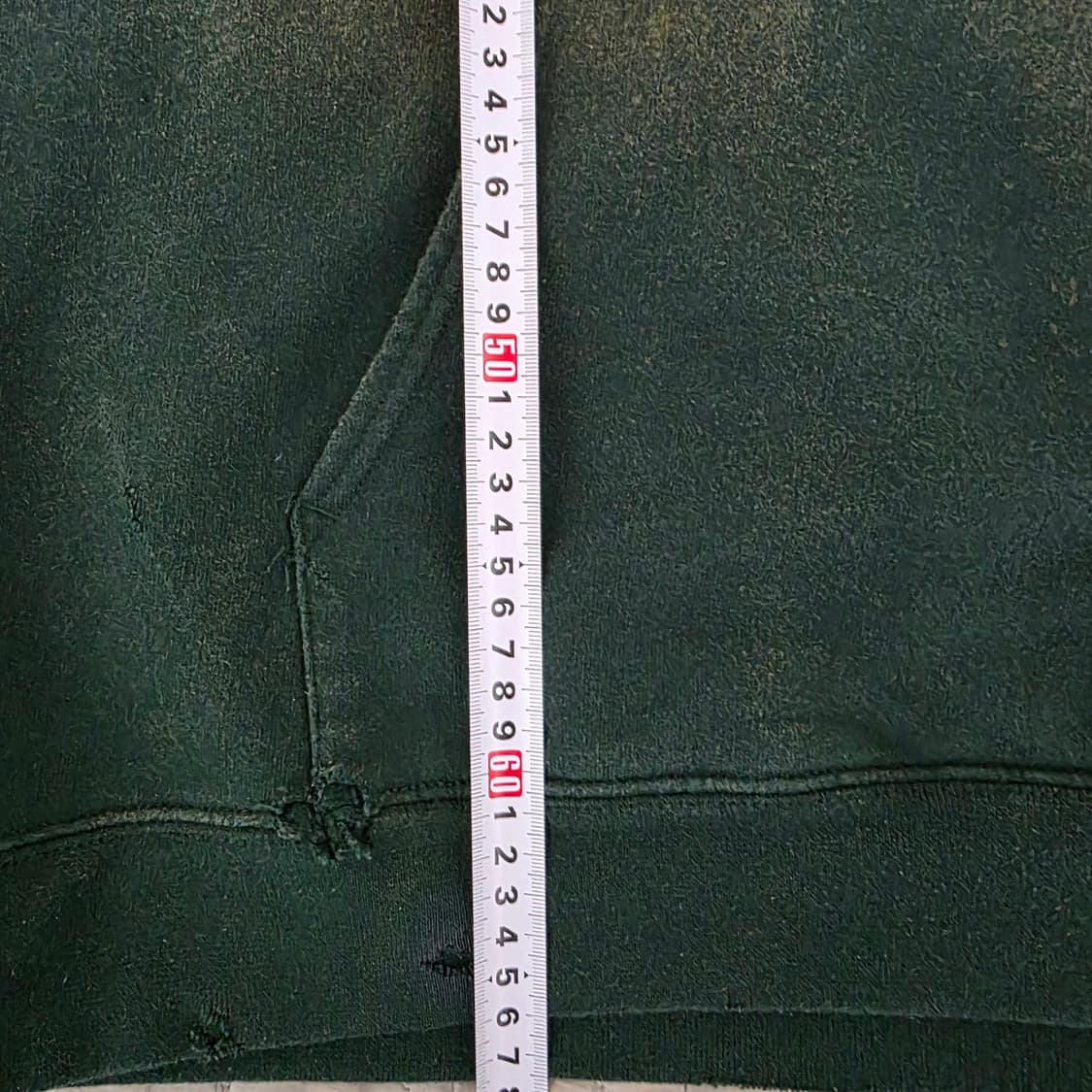 [L] 00-90s 빈티지 헤인즈 페이드 트래쉬드 그린 후드티 후디 상품이미지10