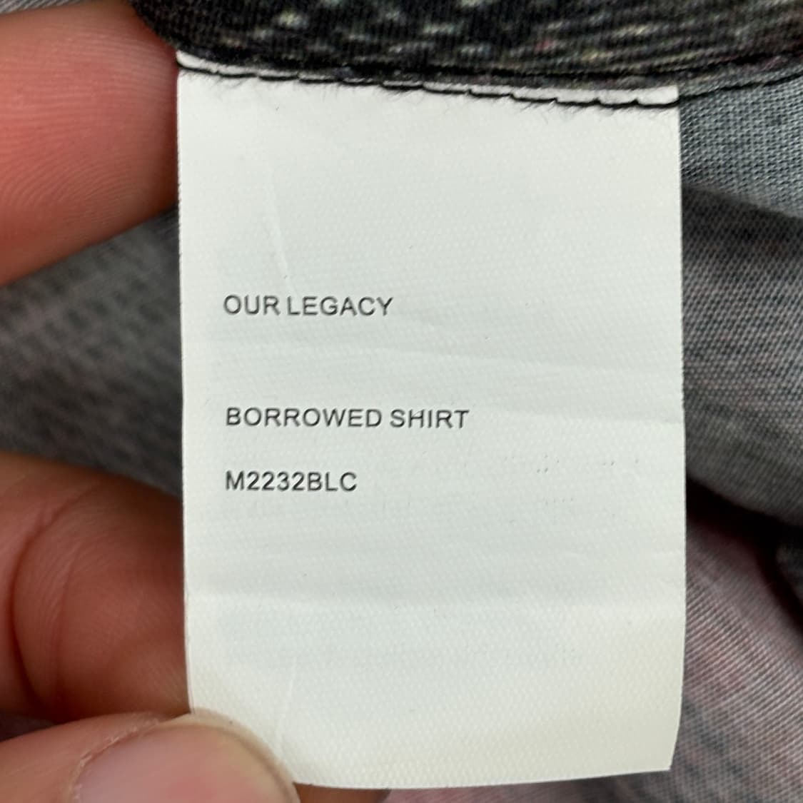 아워레가시 버로우드 셔츠  상품이미지4