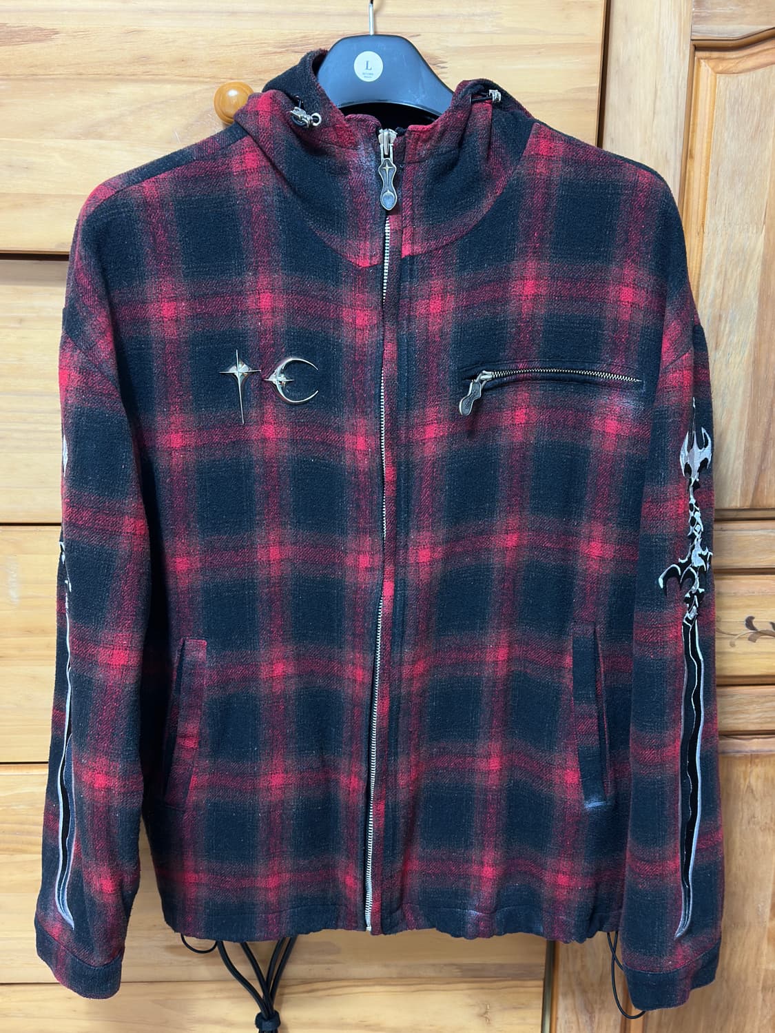 떠그클럽 Arab Sword Flannel Zip-up/2size판매 상품이미지1