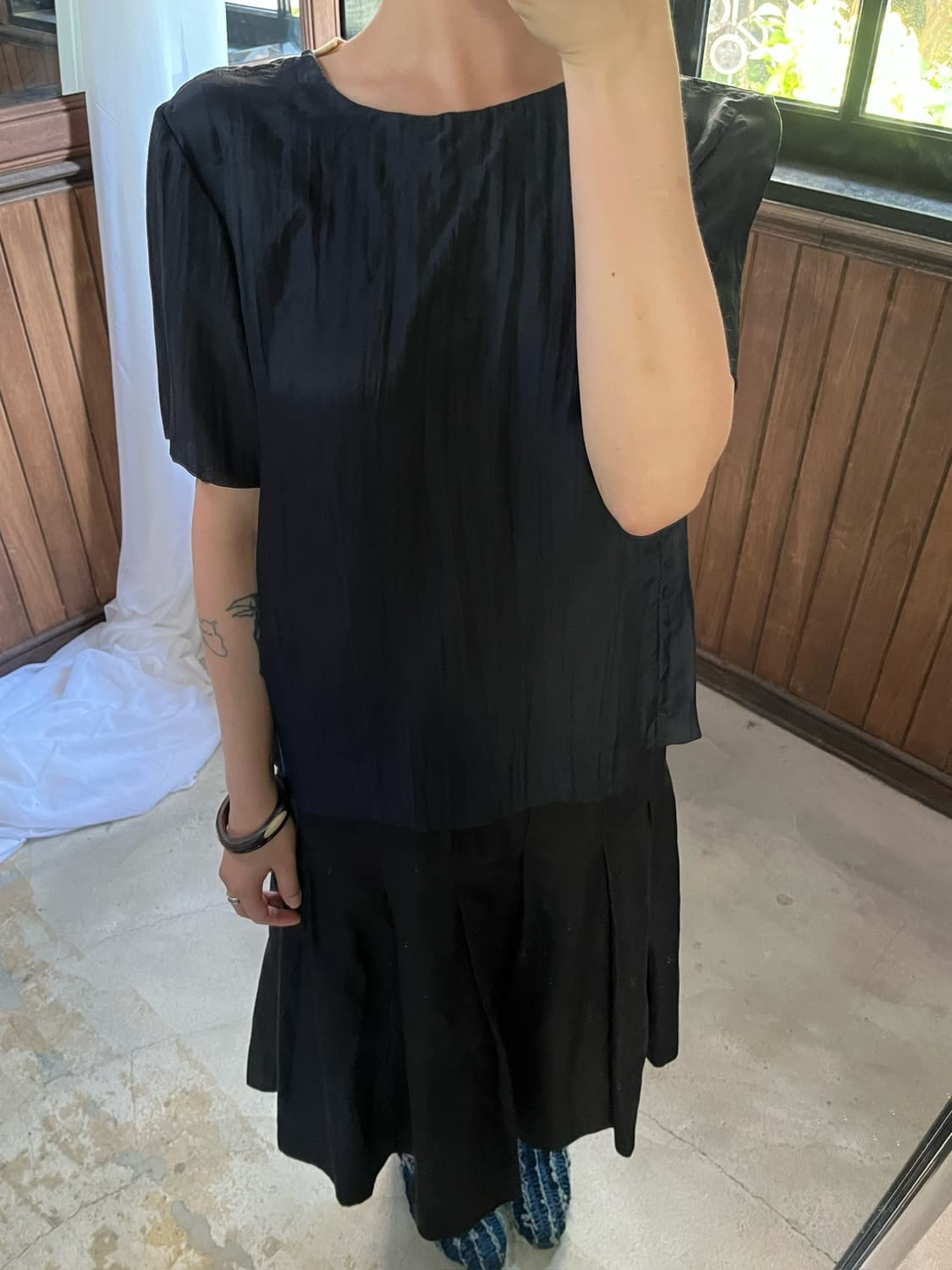 MARNI silk back-button blouse 상품이미지3