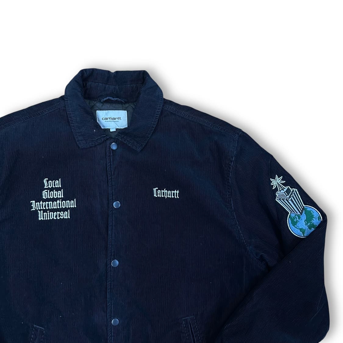 칼하트wip 코듀로이 바시티 자켓 상품이미지2