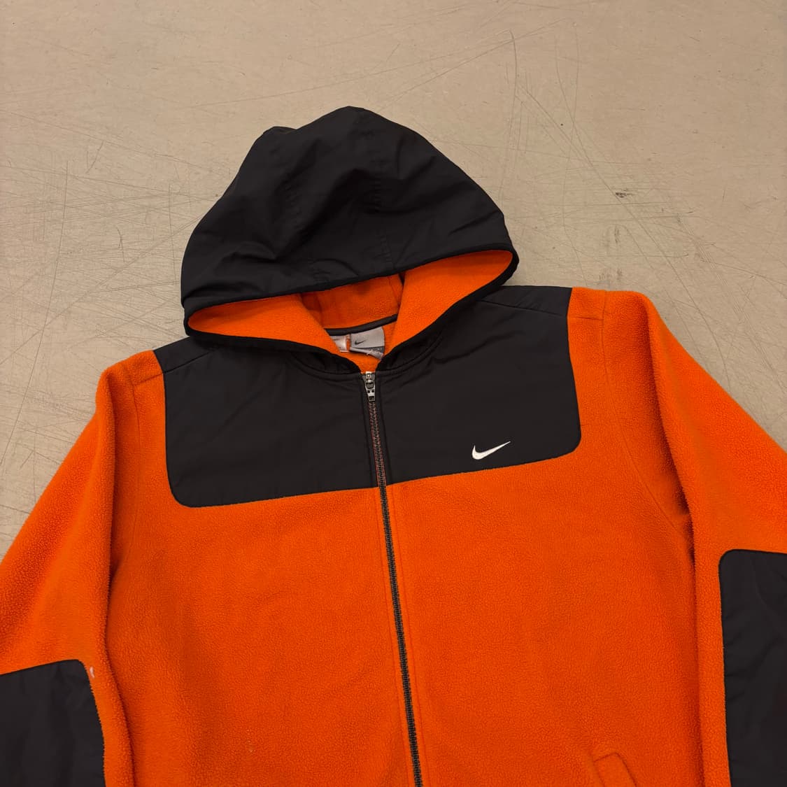 나이키 스우시 투톤 플리스 후드 집업 상품이미지2