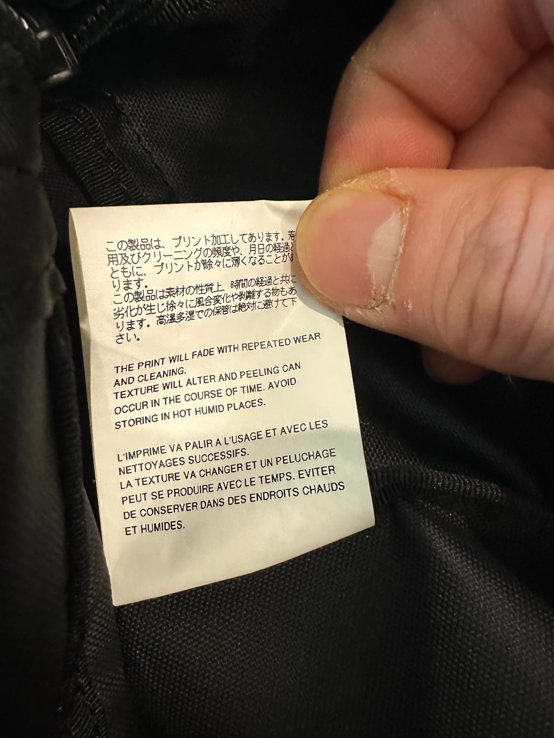 CDG 백팩 블랙 상품이미지4