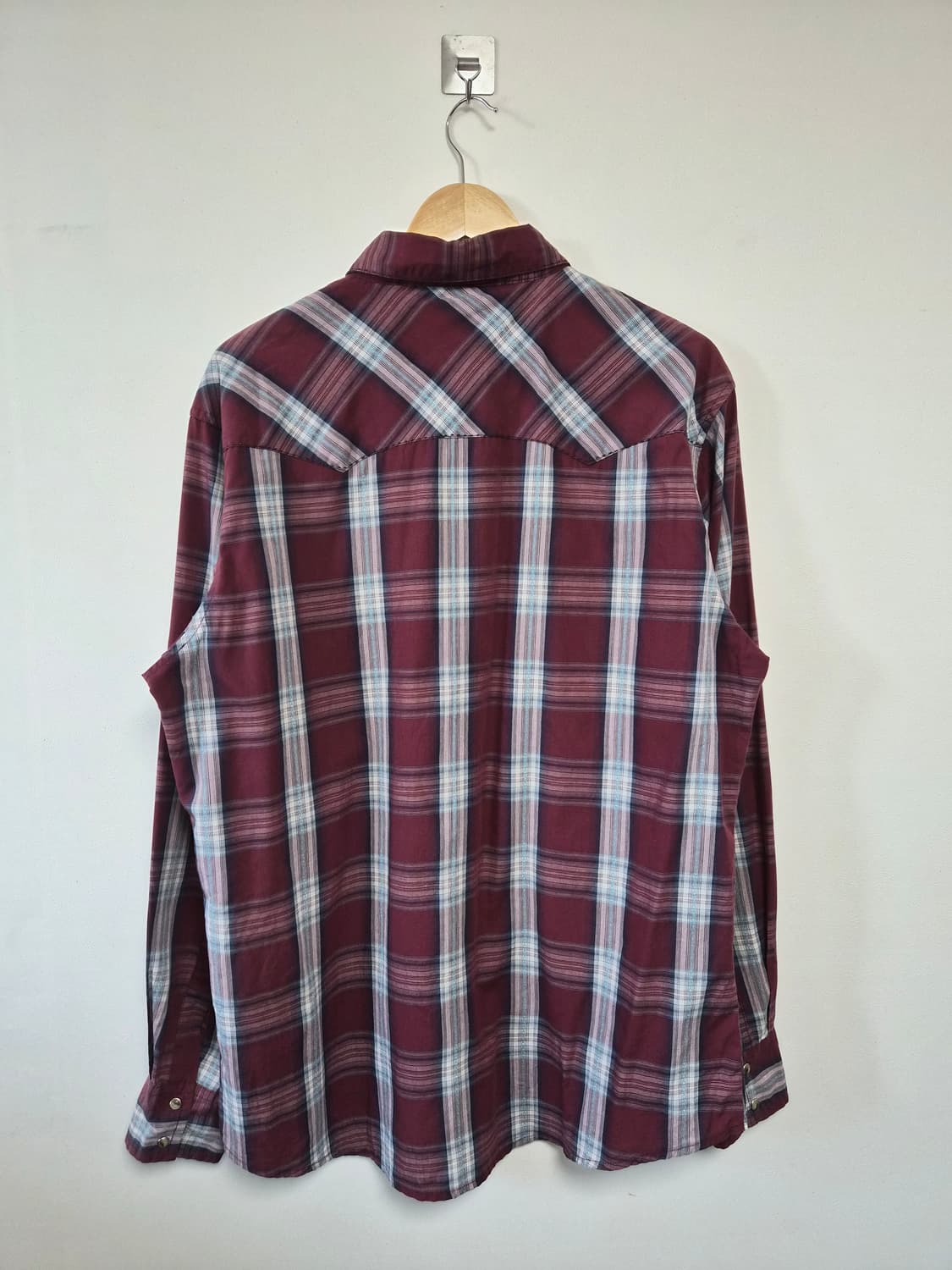 랭글러Wrangler 체크 웨스턴 셔츠 XL사이즈 - S326 상품이미지2