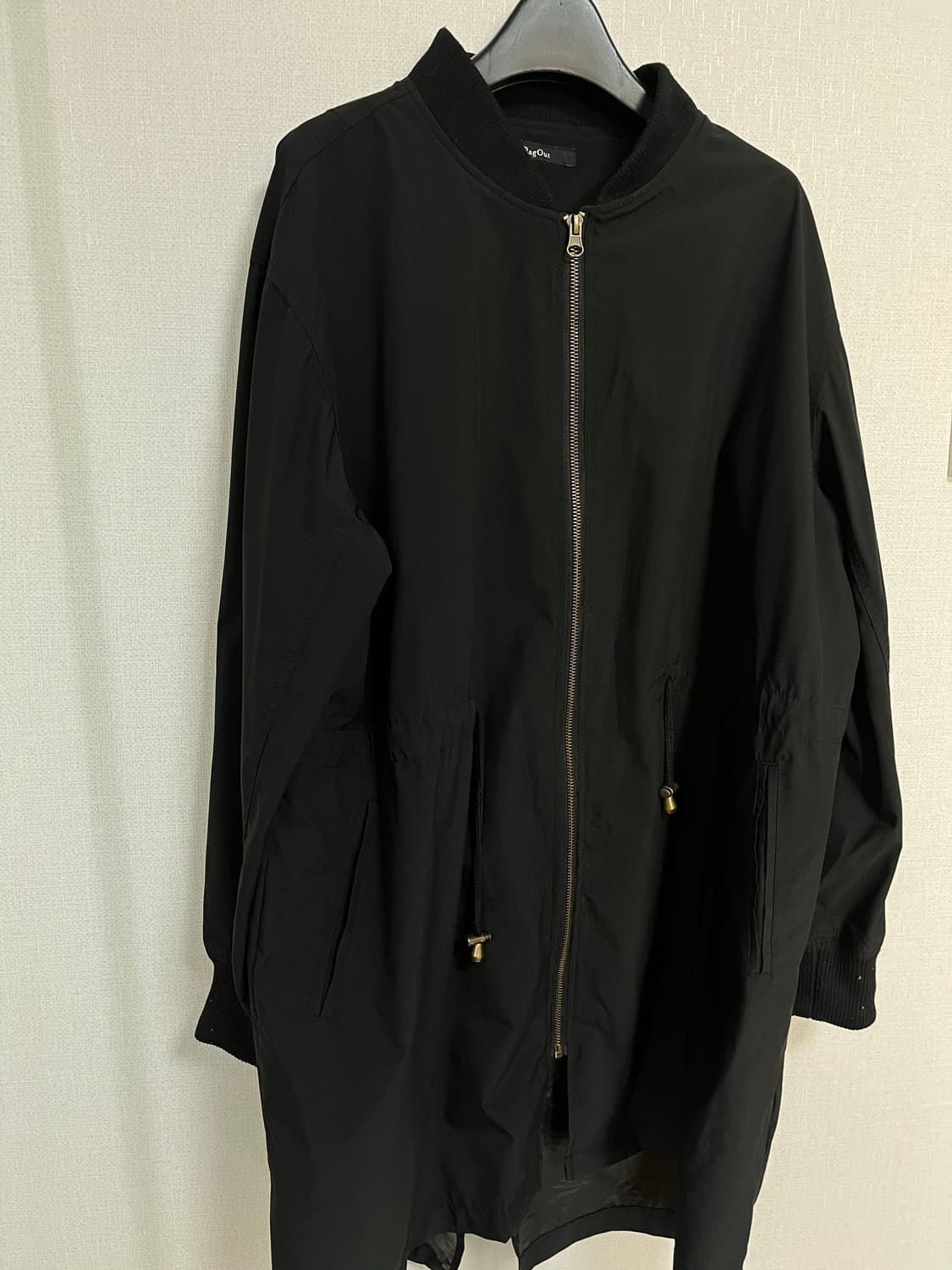 일본 제품 Rag Out 블랙 롱 블루종 자켓 L 상품이미지1