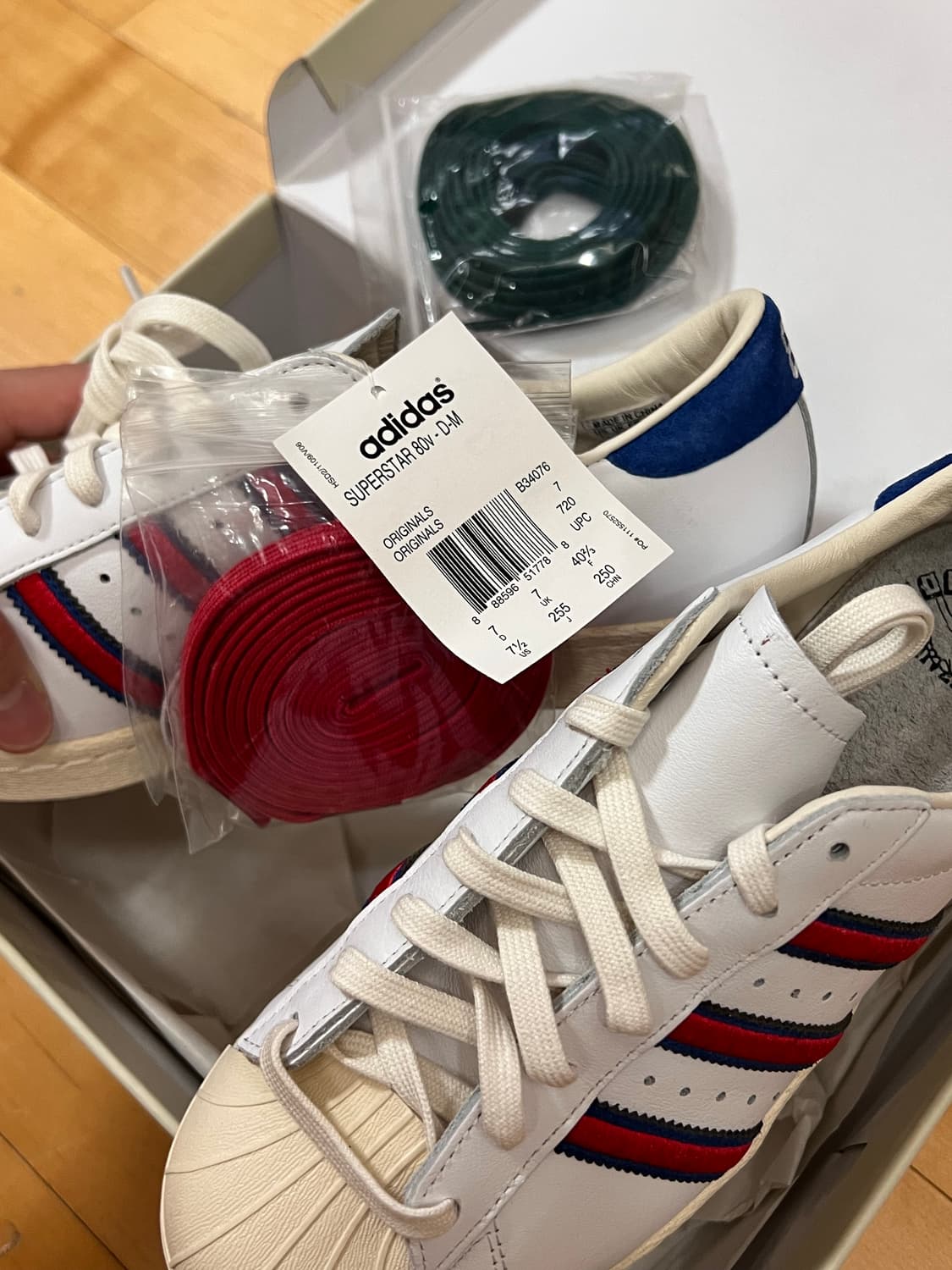 아디다스 수퍼스타 d-mop 255 미착용 색상품 상품이미지6