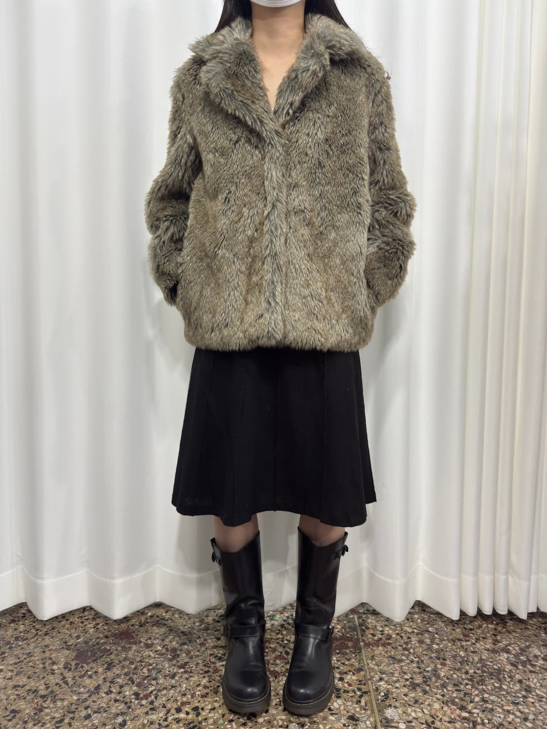 fake fur jacket 상품이미지5