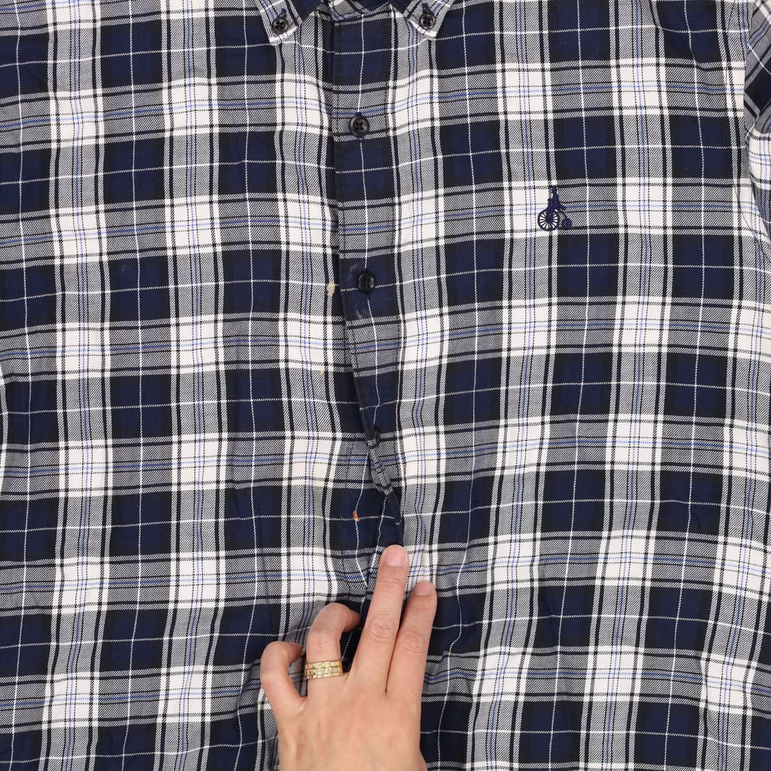 100 빈폴 체크 셔츠 0401H1 상품이미지5