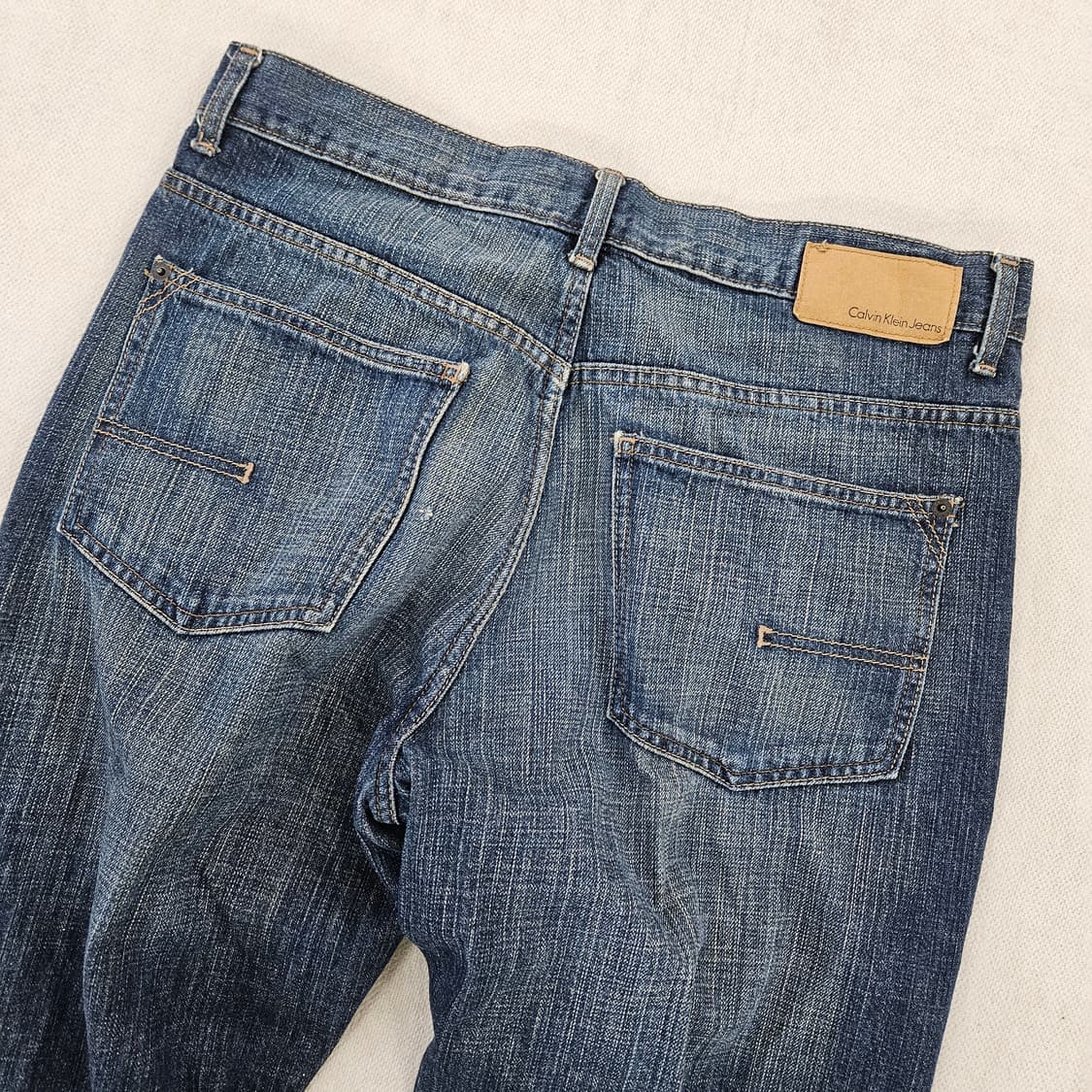 [34] CK 캘빈클라인 진스 워싱 세미 부츠컷 데님 팬츠 0115YH1 상품이미지4
