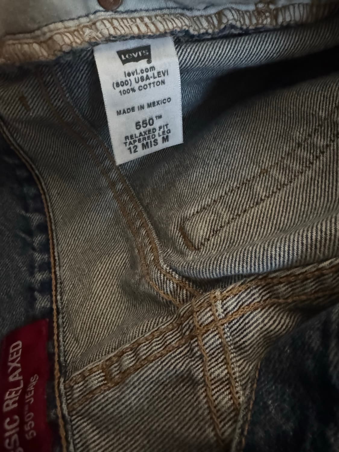 00s 리바이스 550 클래식 릴렉시드 청바지  상품이미지5