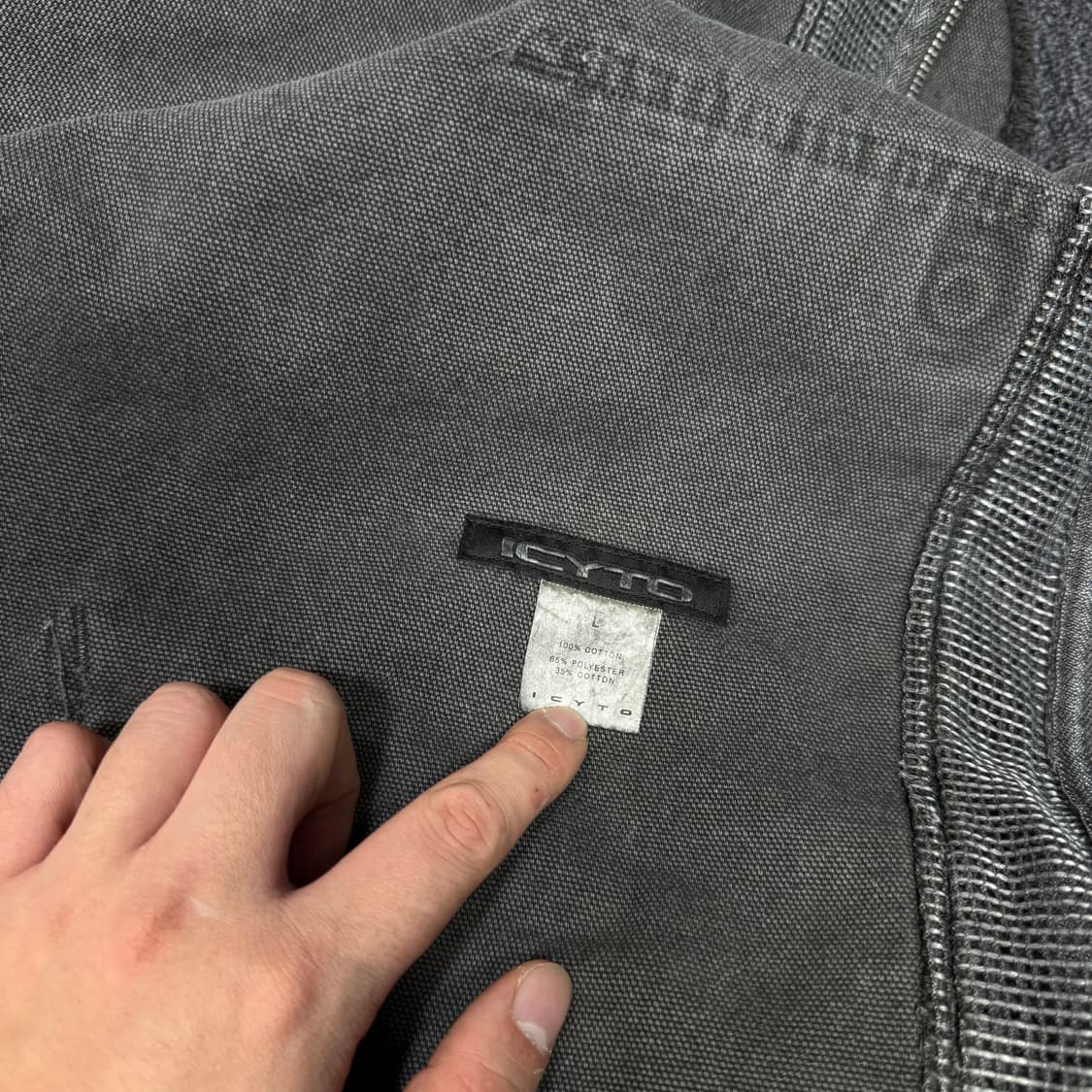 ICYTO 아이시토 차콜 후드집업  상품이미지10