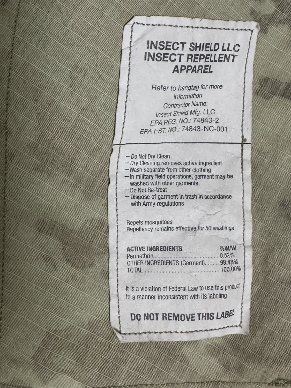 미군 OCP 멀티캠 전투복 상의 (M/R) (L) 상품이미지10