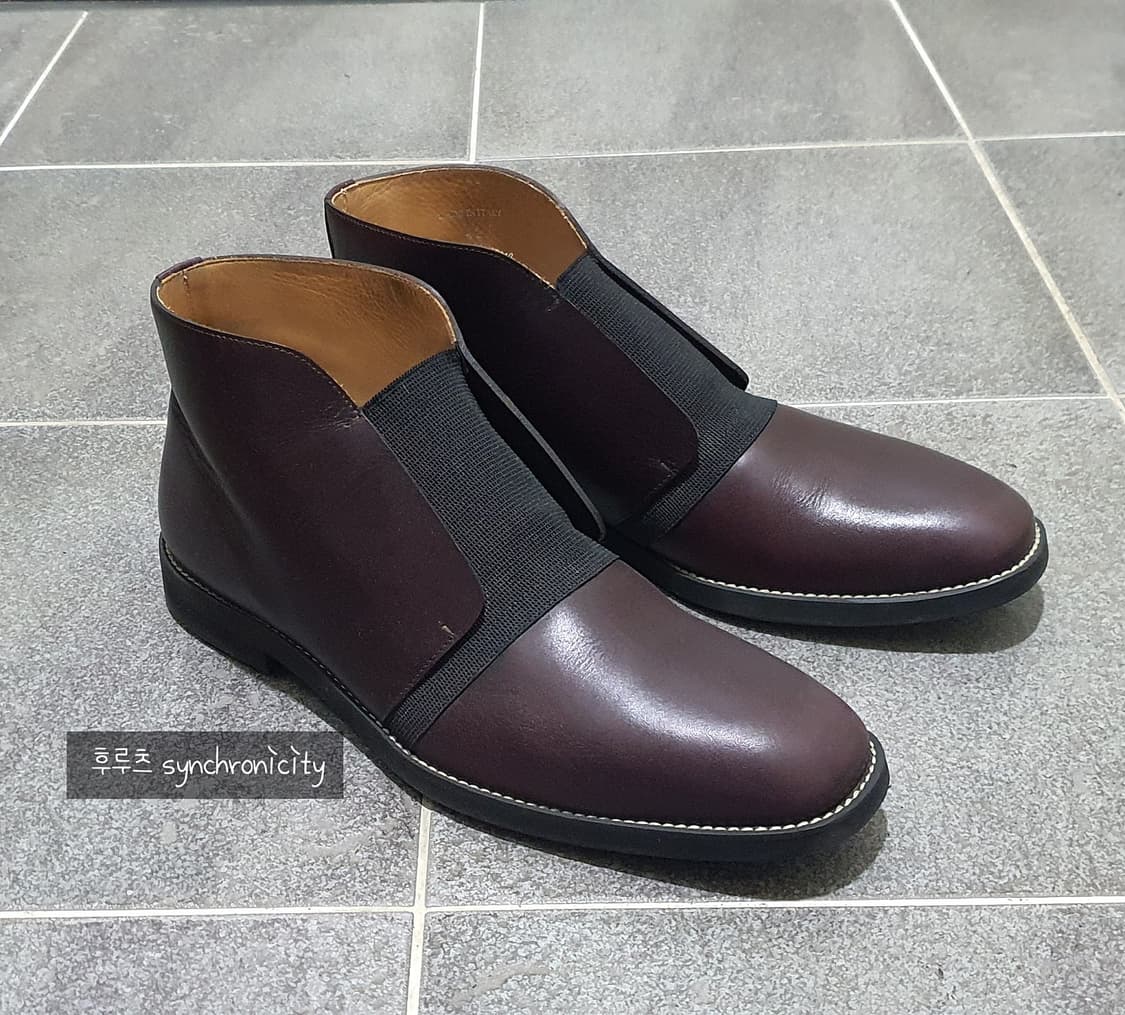 마르지엘라 밴딩 부츠 42 버건디 상품이미지1