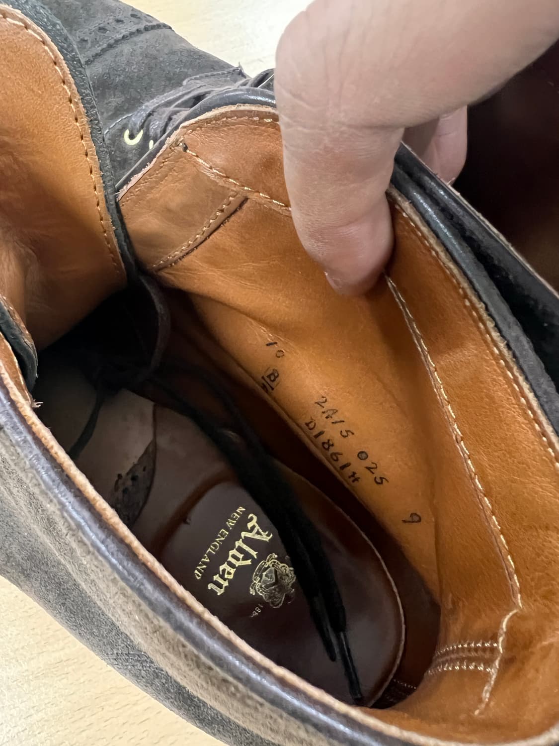 알든 d1861h 로덴그린 스웨이드 점퍼부츠 10d 상품이미지10