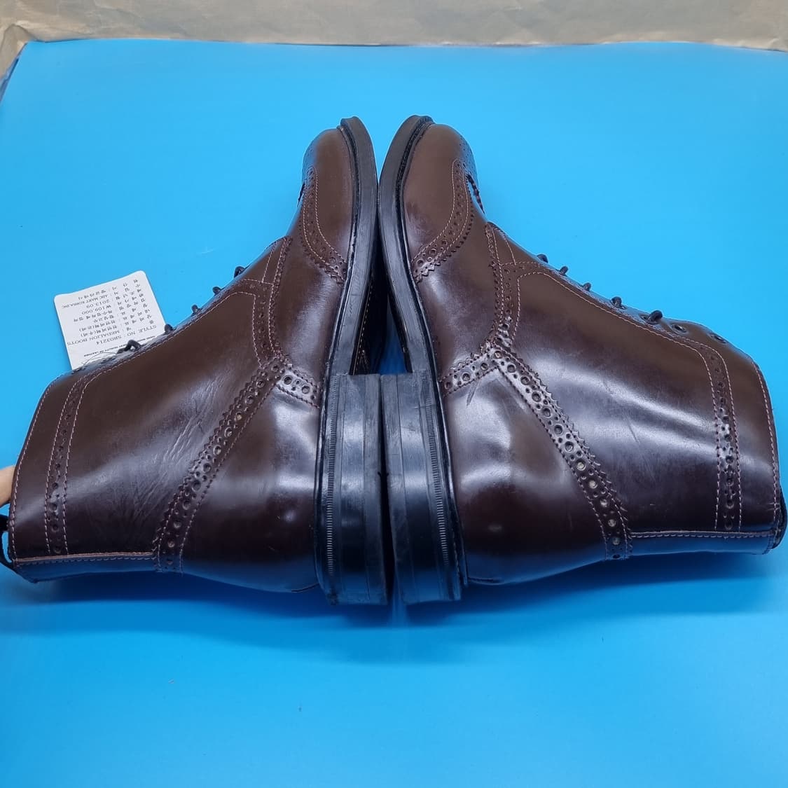 새상품 스테파노로시 소가죽부츠255 상품이미지5