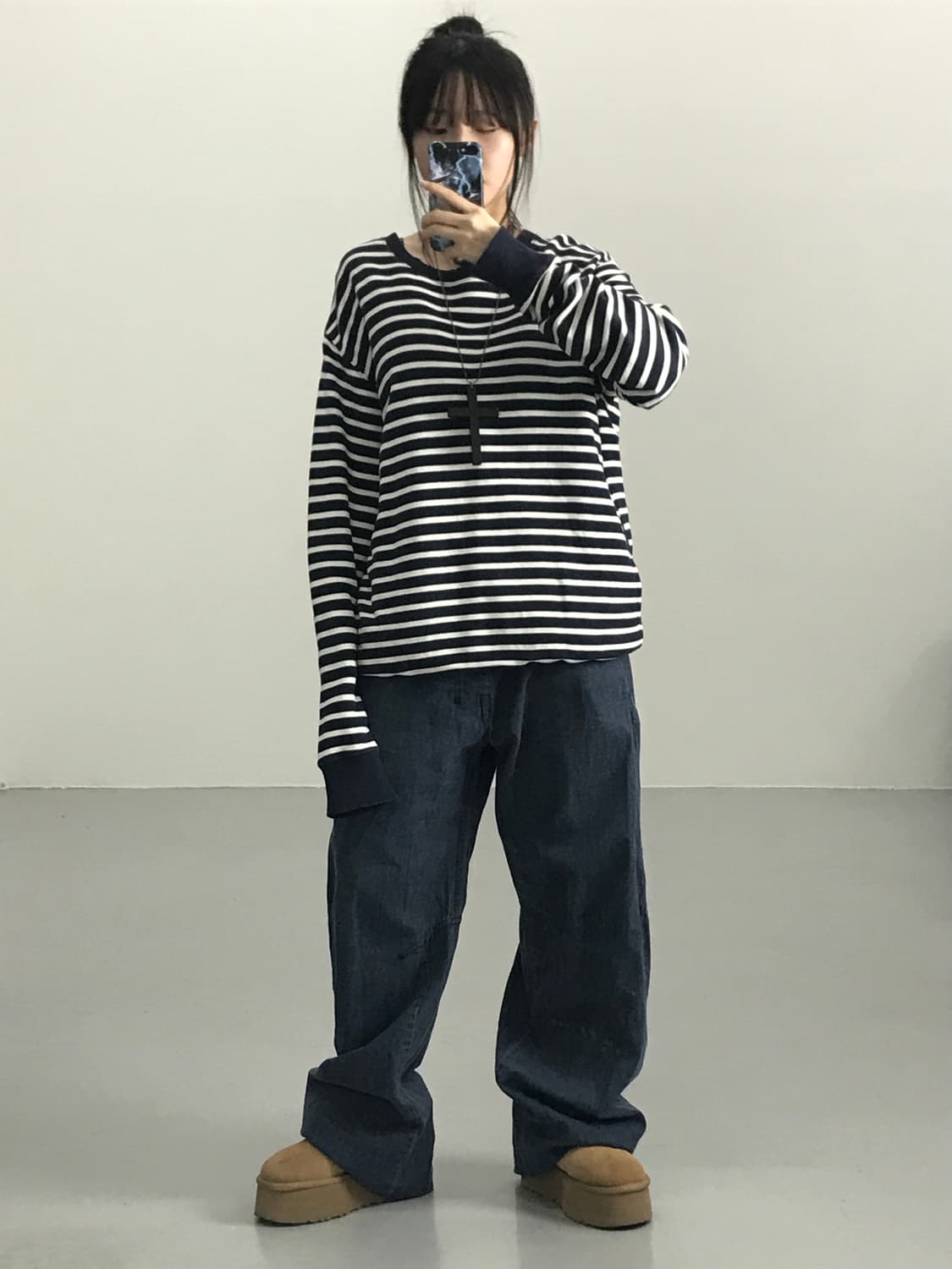 jpn 스트라이프 롱슬리브 상품이미지1