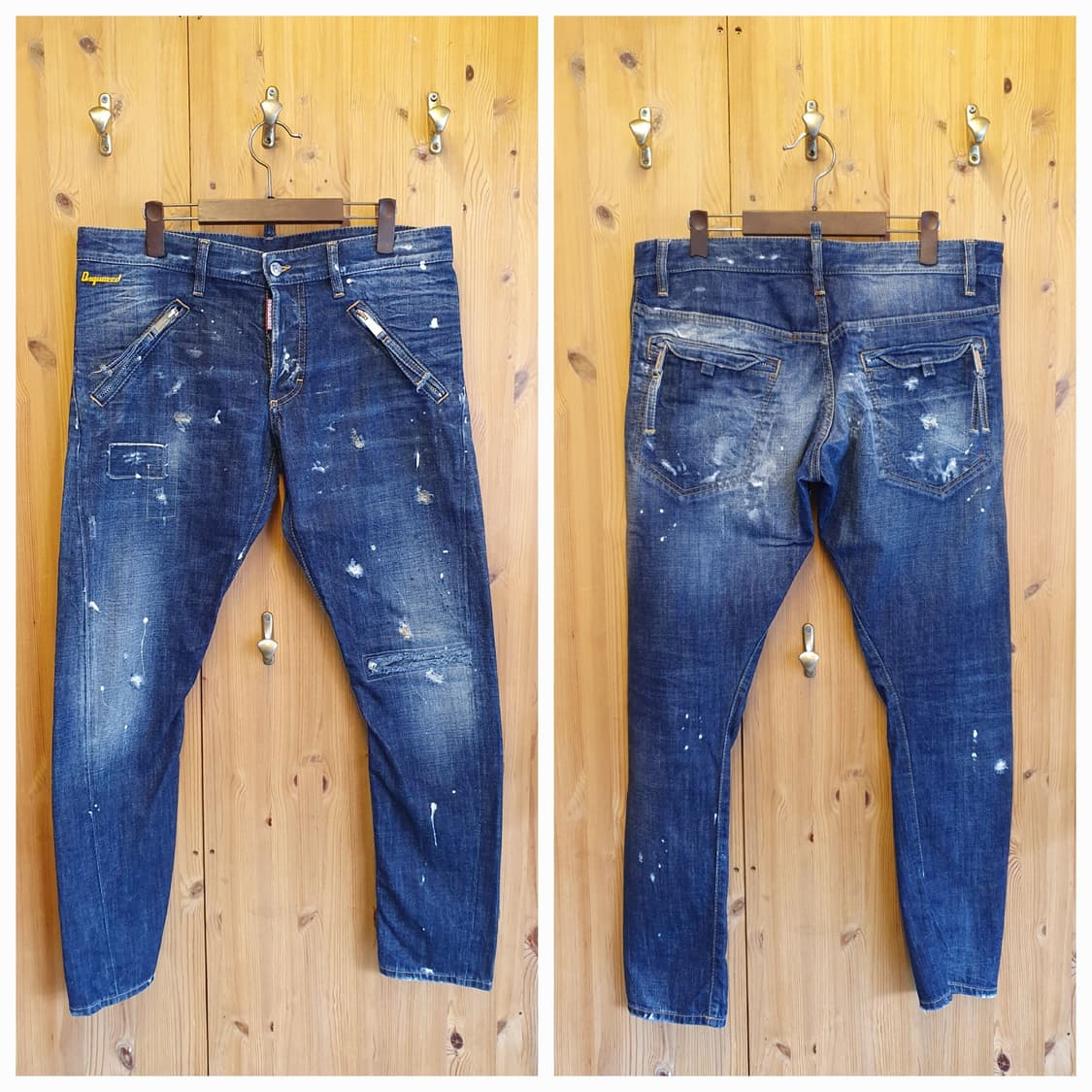 디스퀘어드 페인팅 청바지 상품이미지2