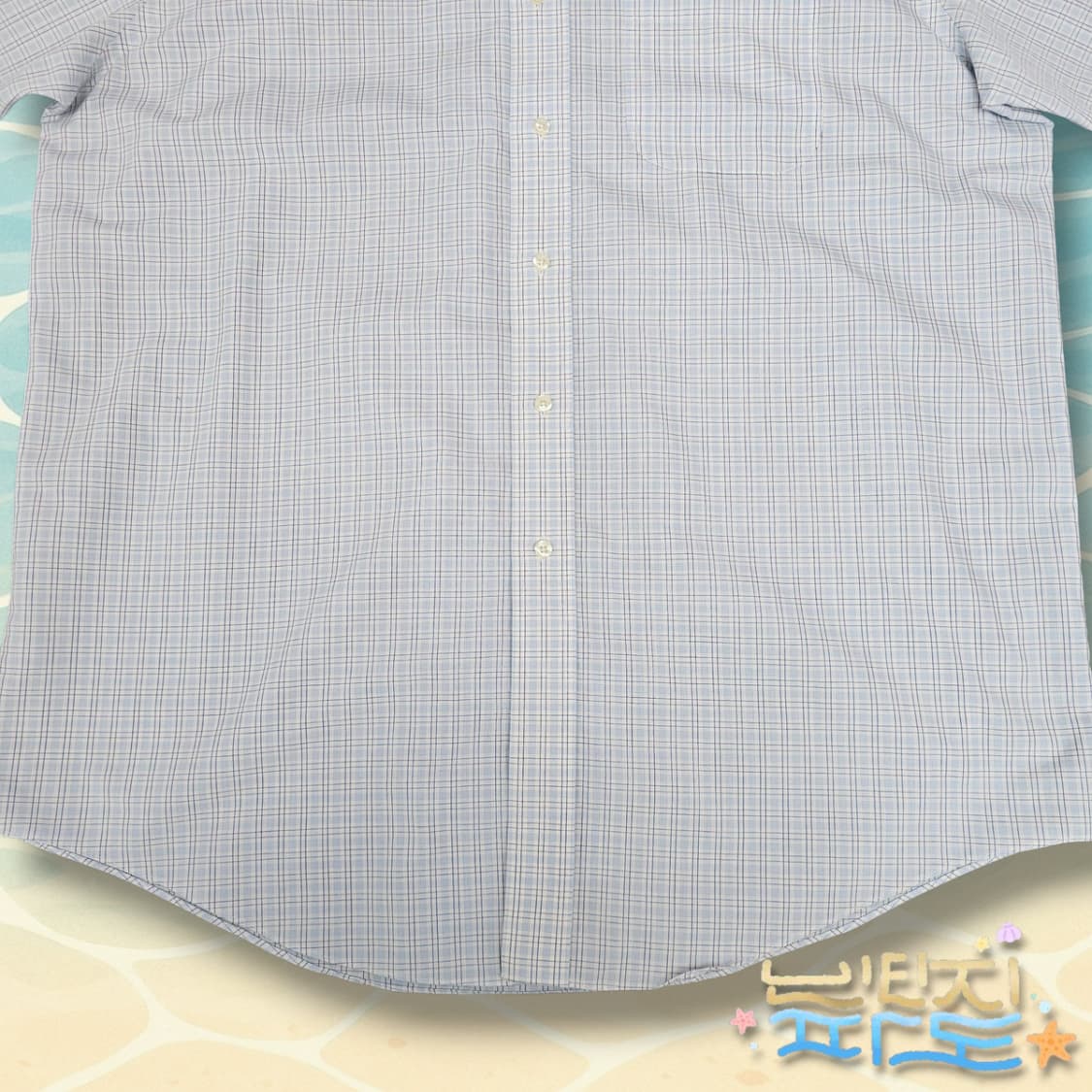 110 Brooks Brothers 브룩스브라더스 논아이언 체크 반팔셔츠 상품이미지3