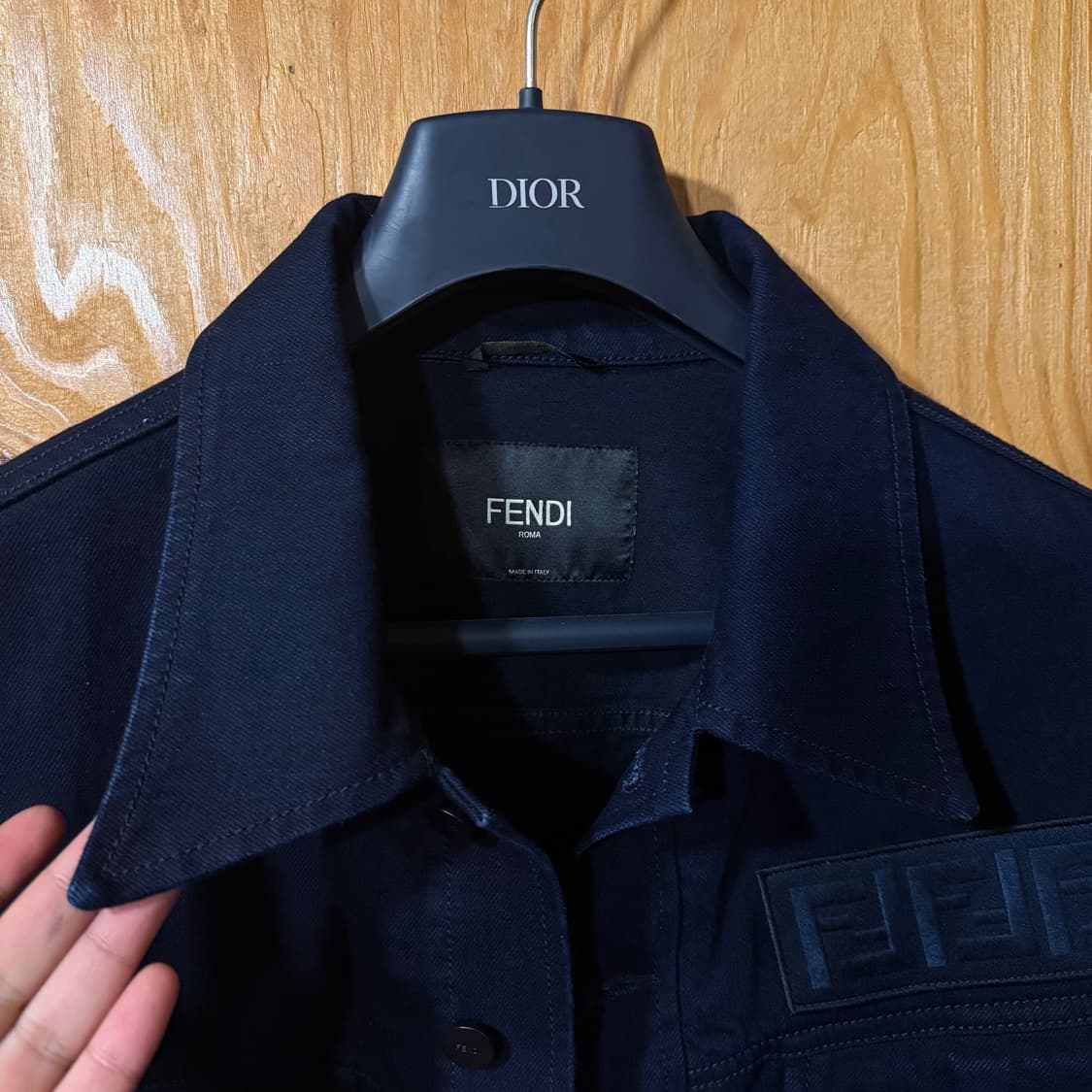 펜디 주카 FFF 청 데님 자켓 판매 합니다 상품이미지3