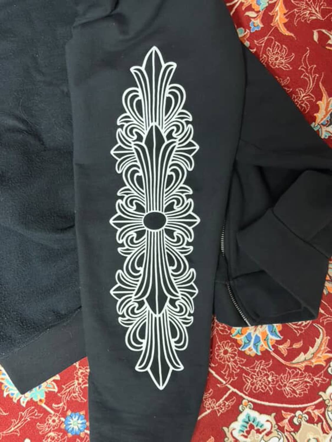 크롬하츠 홀스슈 플로랄 후드집업  L 상품이미지3