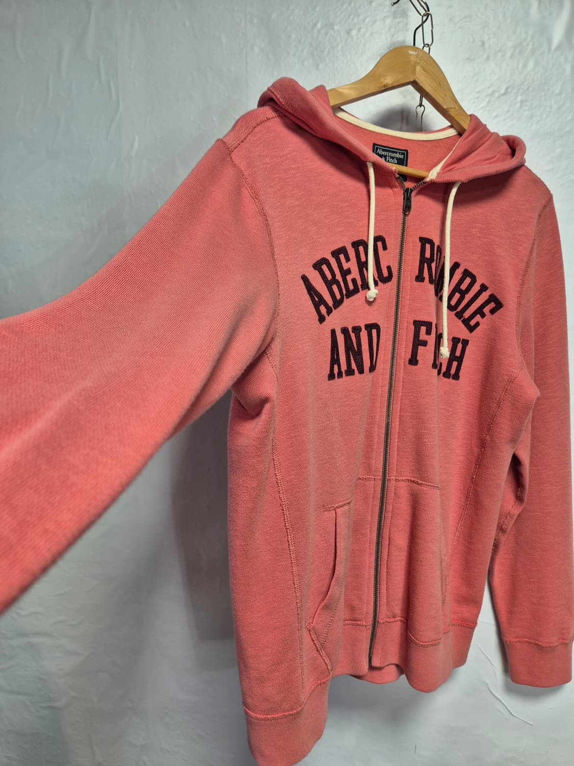 아베크롬비 대장급 자몽핑크 후드집업 M사이즈(상태A급) 상품이미지6