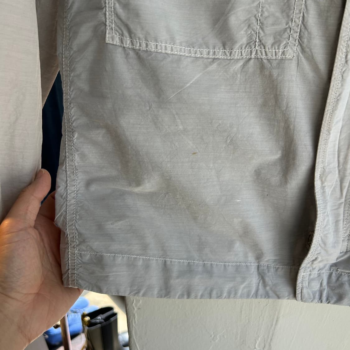 16436 - 스톤아일랜드 가먼트 다이 봄버 자켓 상품이미지5