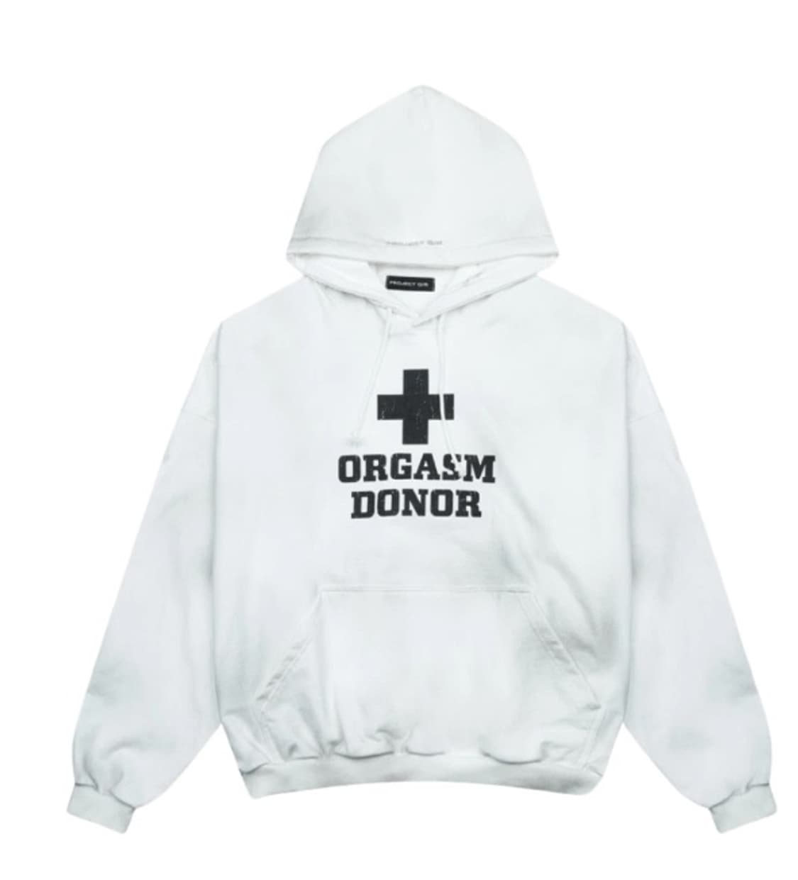 프로젝트 G/R 오르가즘 도너 후드 더티 화이트 상품이미지1