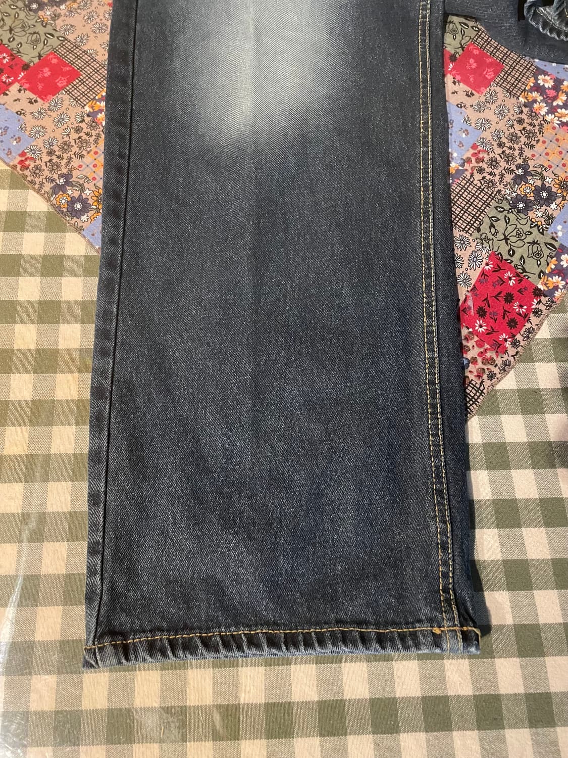 와이드 워싱 데님 상품이미지3