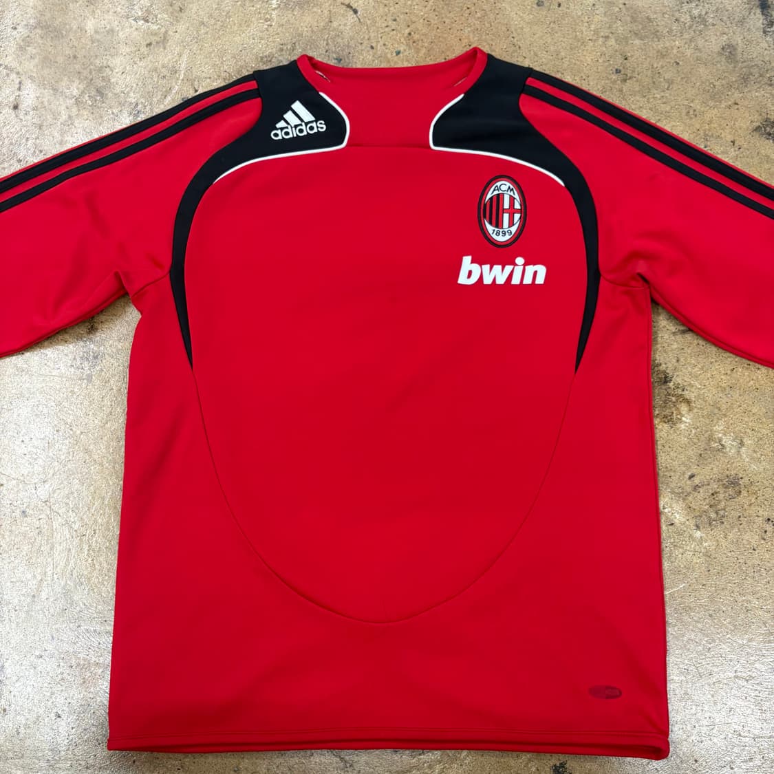 [정품] 아디다스 AC밀란 트레이닝 탑 레드 b18 상품이미지3