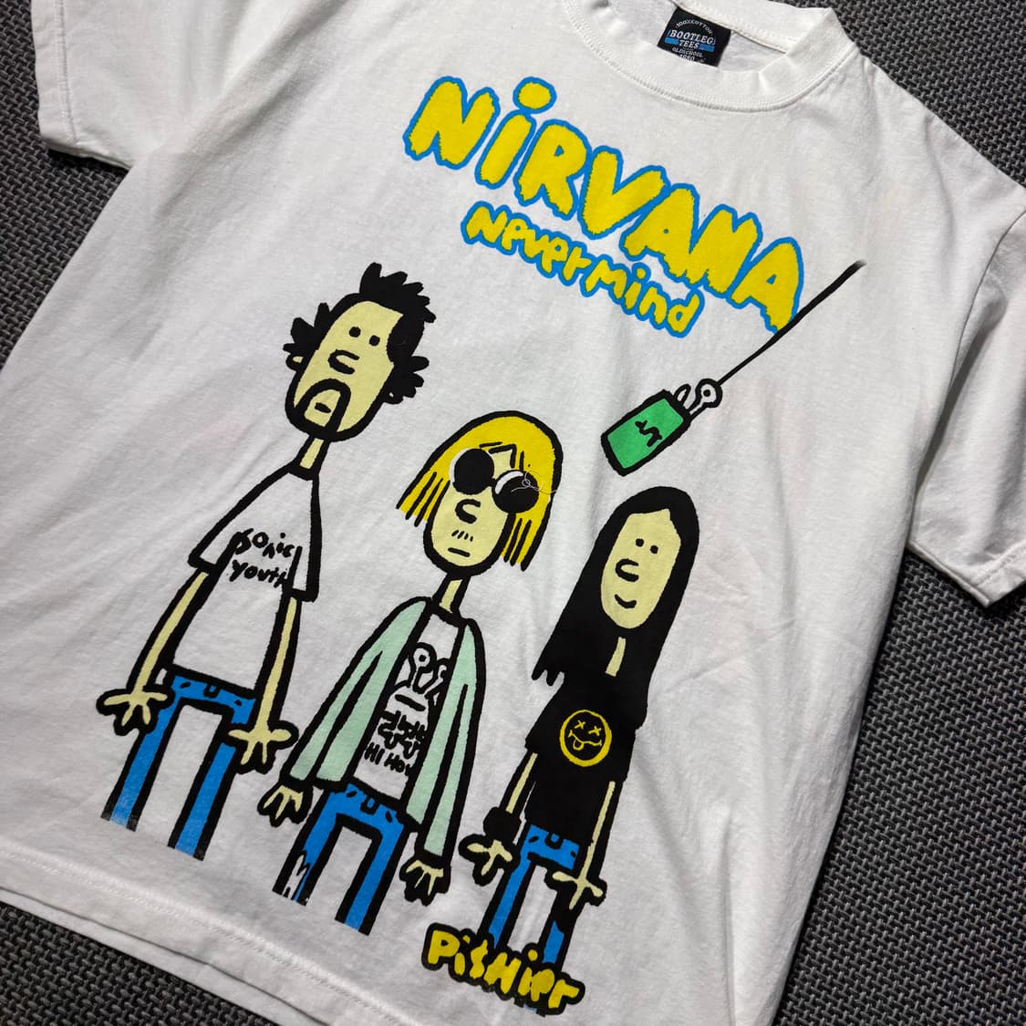 새상품) 너바나 네버마인드 락밴드 프린팅 티셔츠 (L/XL) 상품이미지3