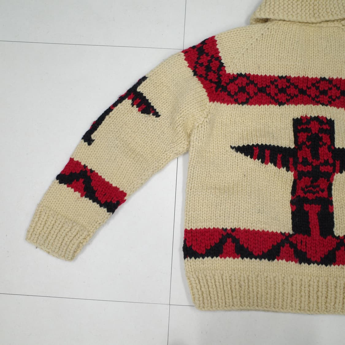 [캐나디안 스웨터] 코위찬 스웨터 (토템 패턴, 100% 울, 핸드니트) 상품이미지10