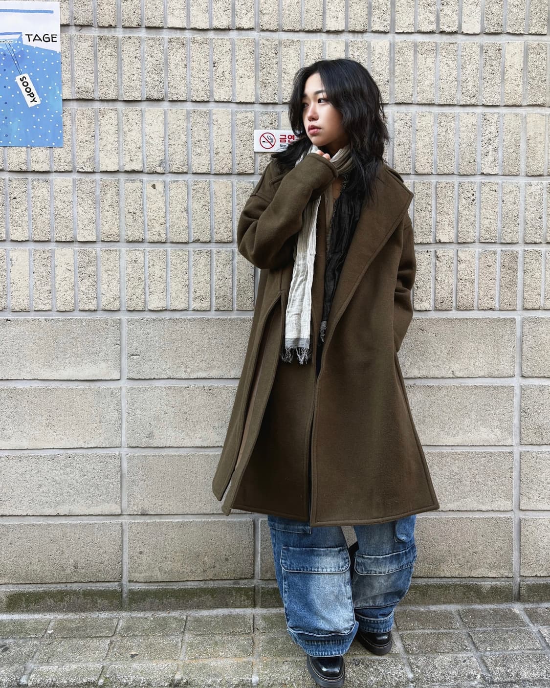 셀린느 피비 파블로 시즌 아카이브 사이드 디테일 오픈 코트 상품이미지6