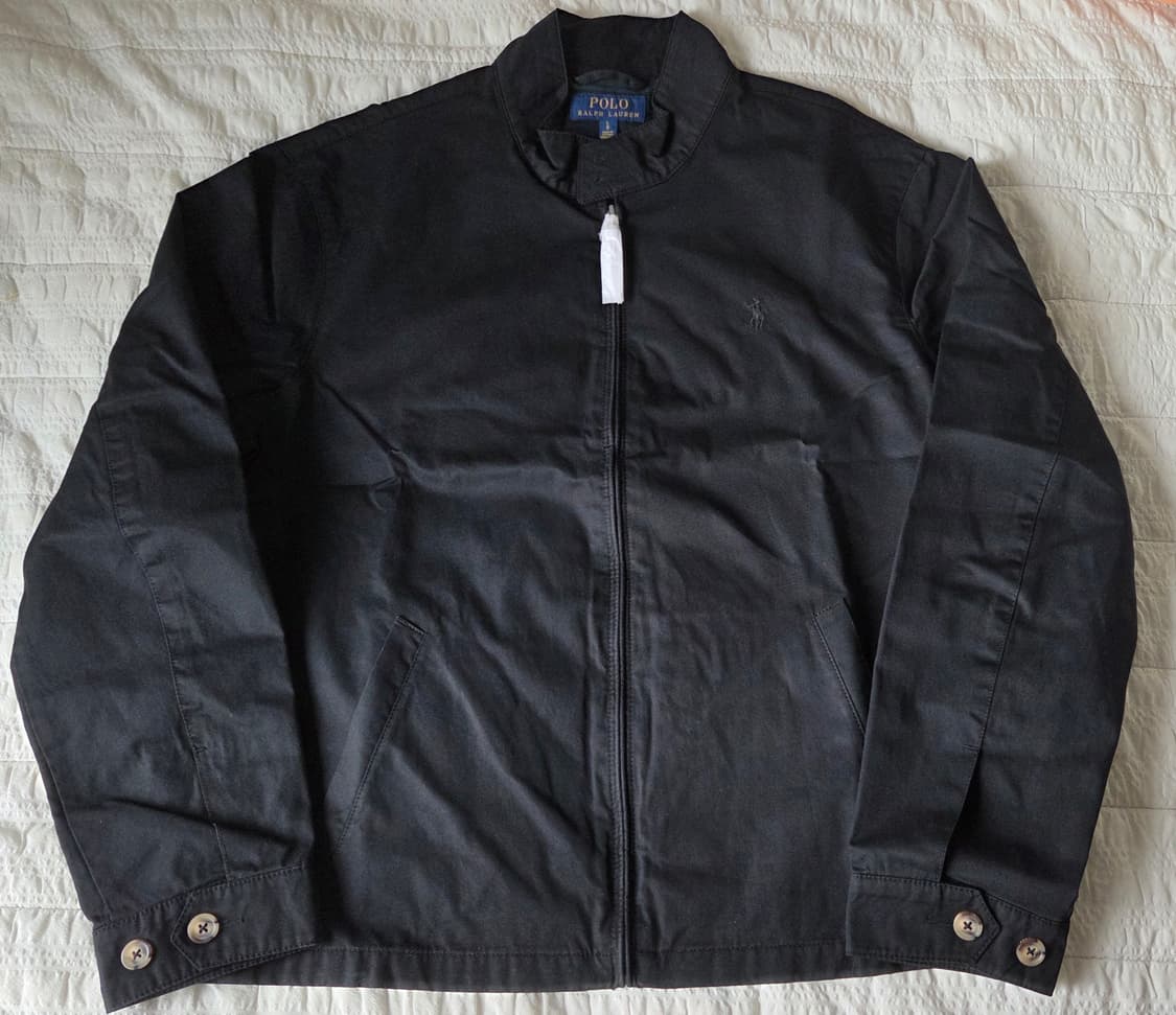 폴로 랄프로렌 해링턴 자켓 블랙 L 새상품 상품이미지2