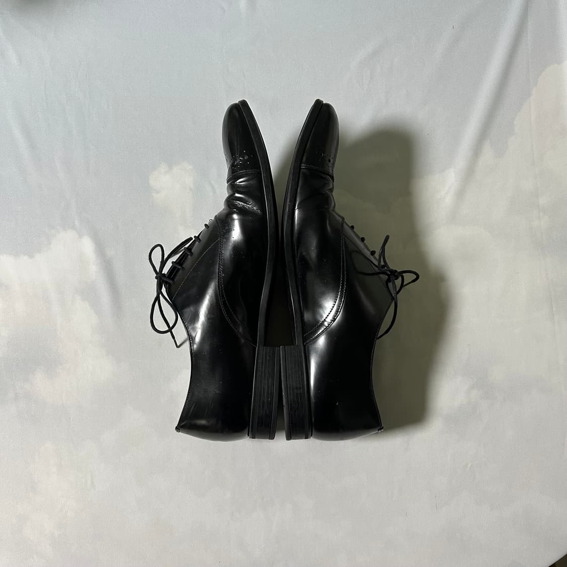 Prada cap toe wing tip derby shoes 상품이미지3
