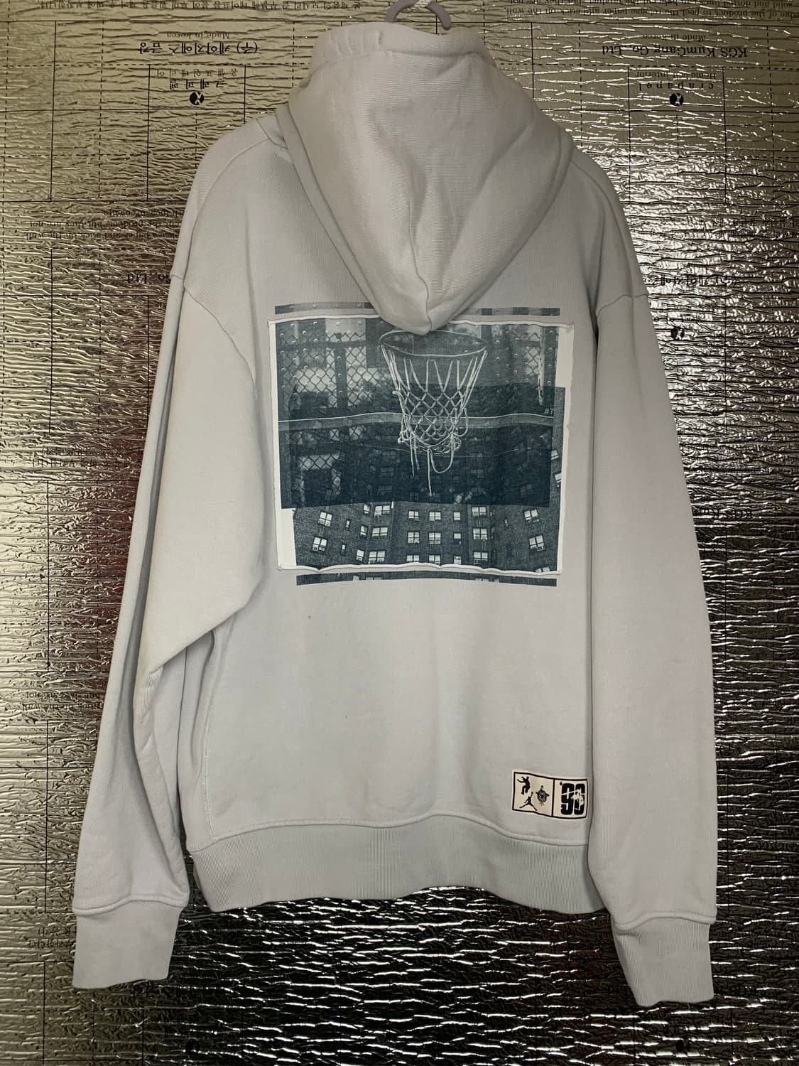 JORDAN SUMMER 63 프린팅 후드티 그레이 (105) 상품이미지1