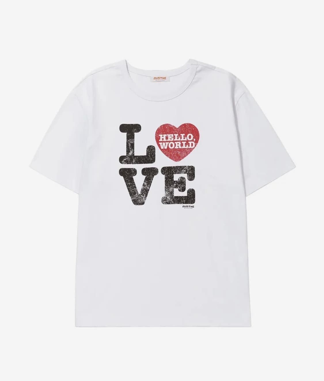 헬로 월드 LOVE 티셔츠 상품이미지1