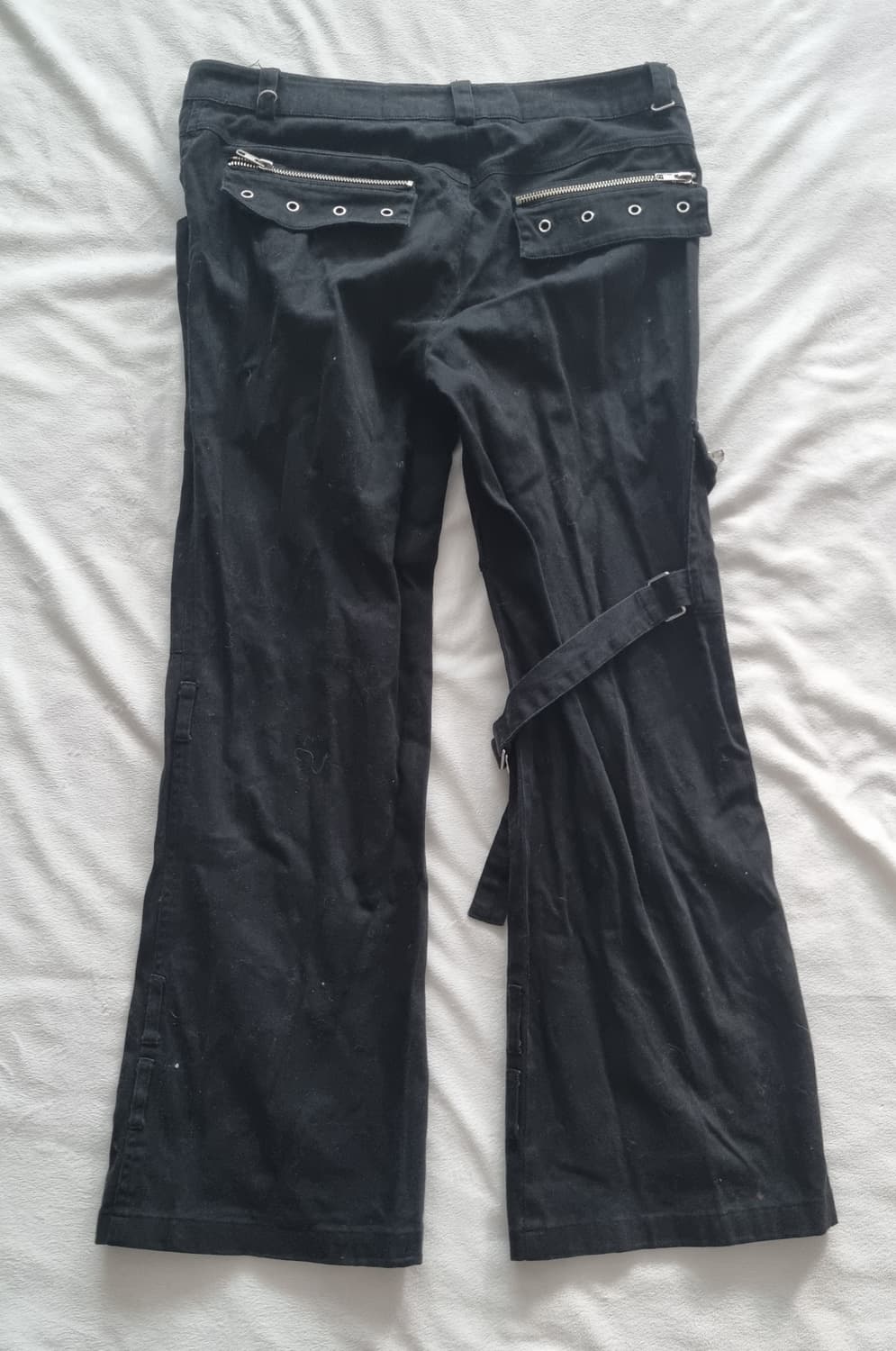 펑크레이브 그런지 펑크 블랙 팬츠 상품이미지2