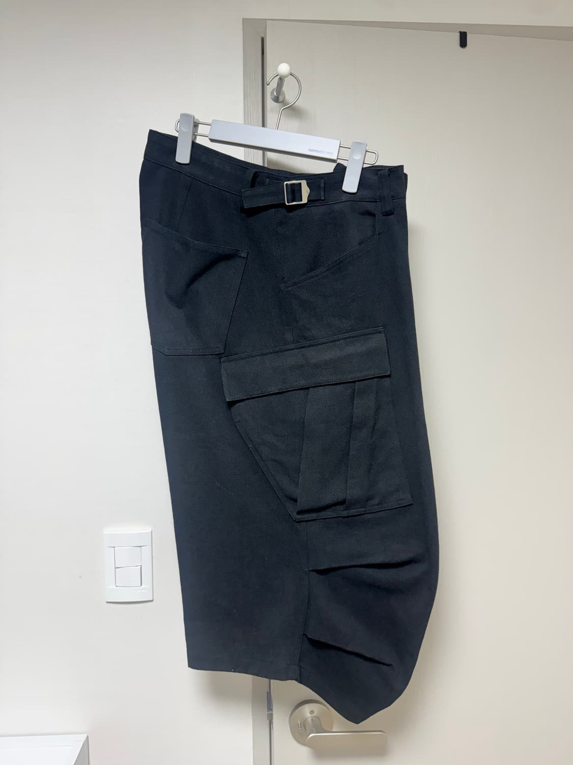 (2) 논노드 사이드 카고 쇼츠 블랙 상품이미지1