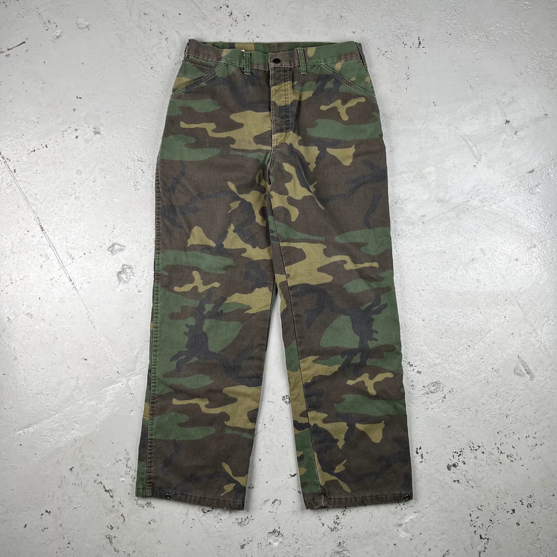 빈티지 Duxbak Thinsulate 우드랜드 카모 팬츠 상품이미지1