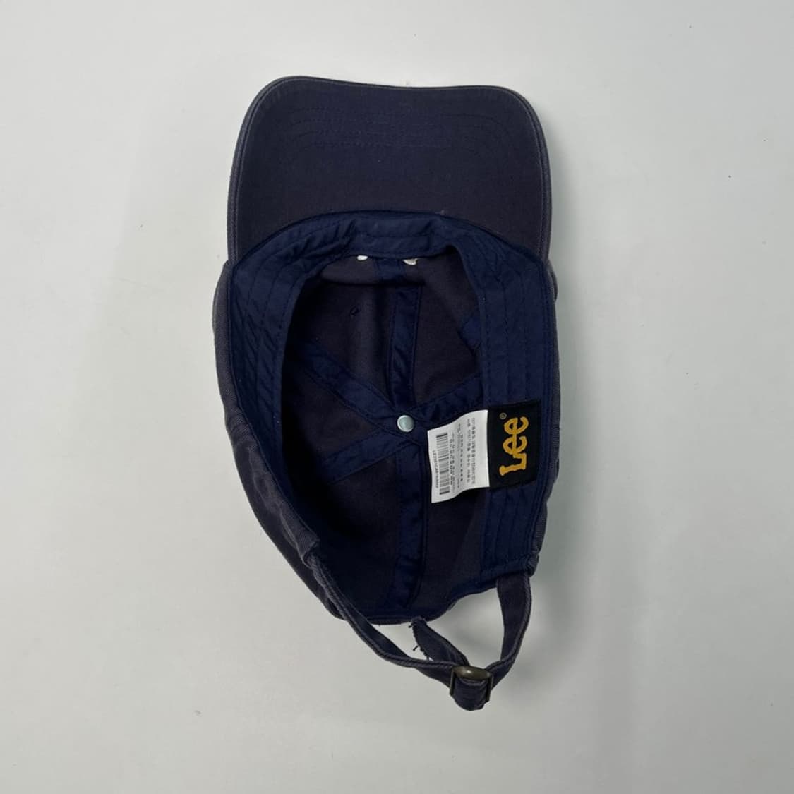 LEE 스몰 트위치 로고 커브 볼캡 네이비 상품이미지5