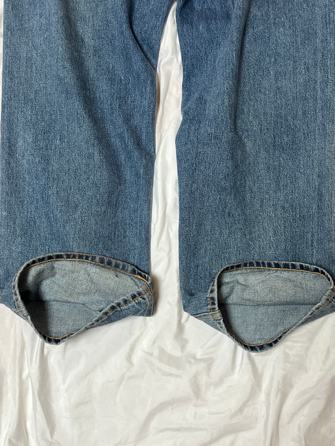 [M] 24ss 유스 와이드 데님 팬츠 미디엄블루 중청 상품이미지4