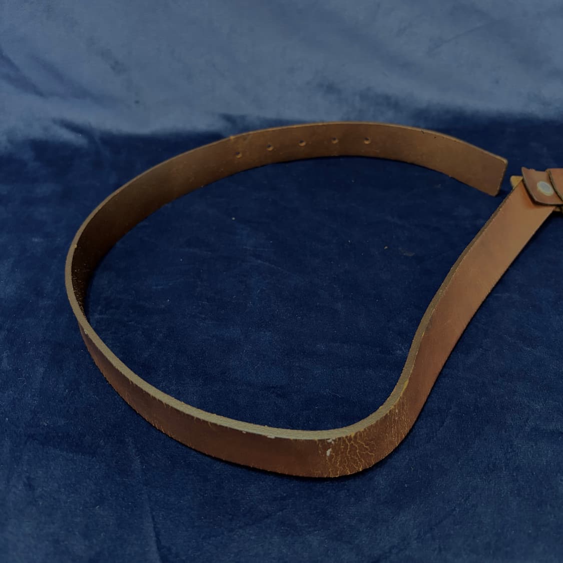 Morgan 빈티지 리얼 레더 벨트 상품이미지4